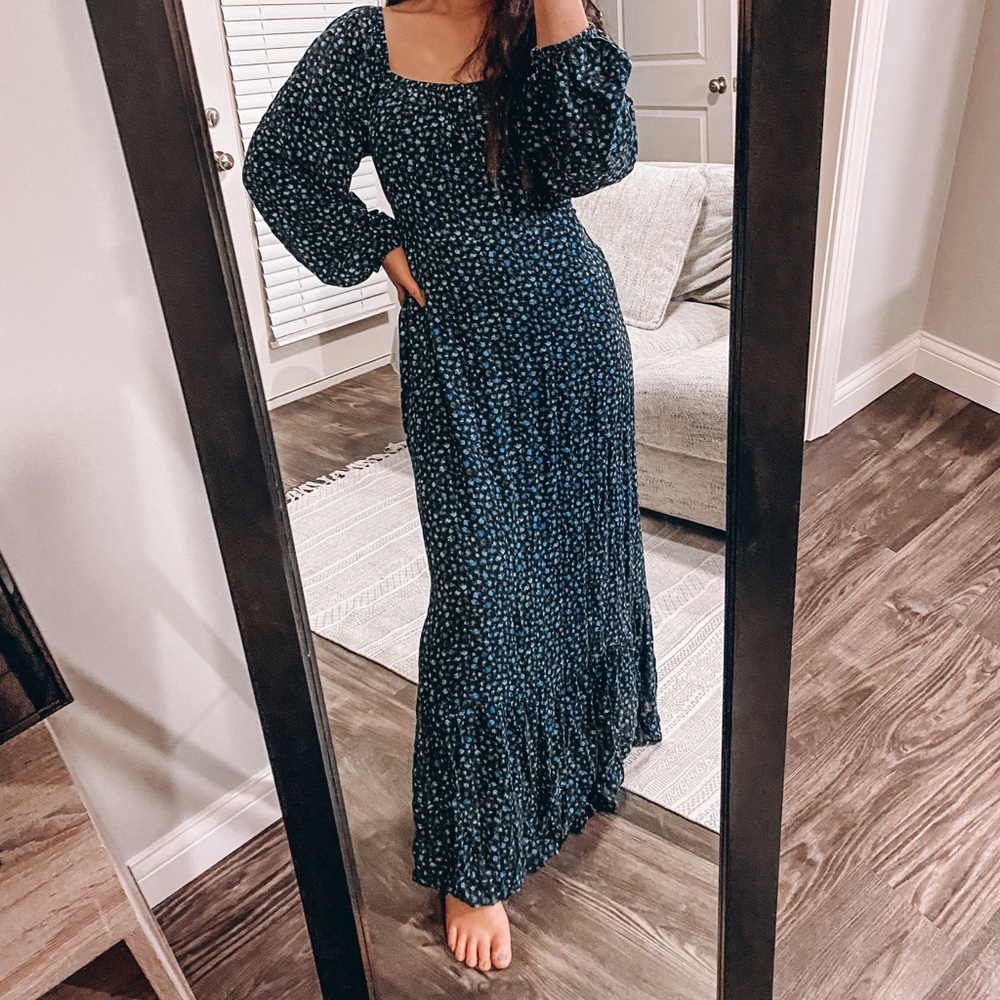 NWOT Wild Fable square neck maxi dress